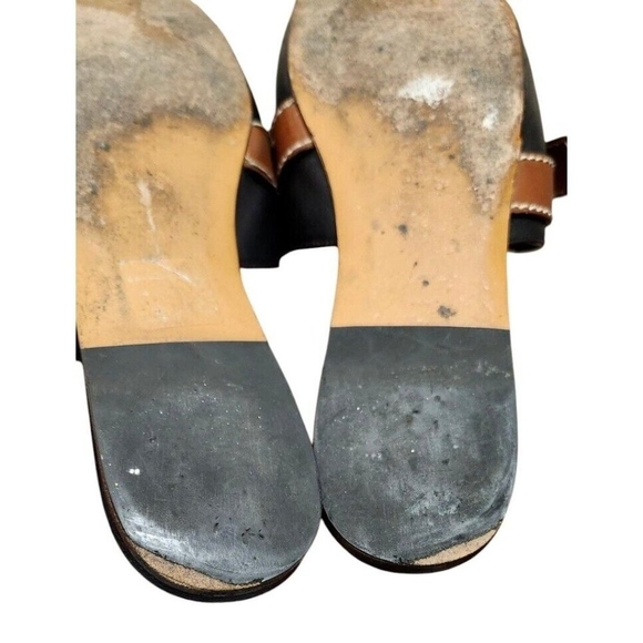 Loewe Black Gate Belted Leather Mule Size EU 39/US 9 - Picture 12 of 13